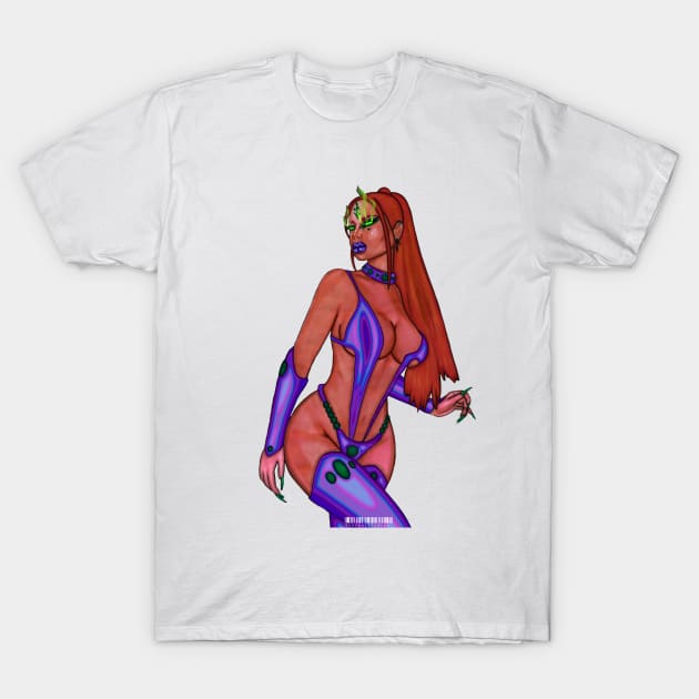 StarFire Teen Titans T-Shirt by Zenpaistudios